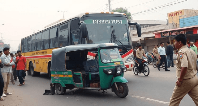 গাজীপুরে বাস-অটোরিকশা সংঘর্ষে প্রাণ গেল তিনজনের