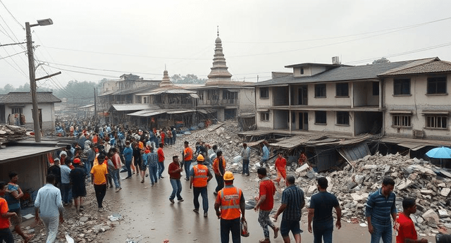 মিয়ানমারে শক্তিশালী ভূমিকম্পে হাজারের অধিক প্রাণহানির আশঙ্কা