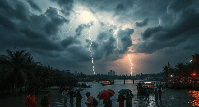 গরমের মধ্যে স্বস্তি ফিরছে, টানা ৫ দিন বৃষ্টি ও বজ্রসহ বৃষ্টির পূর্বাভাস