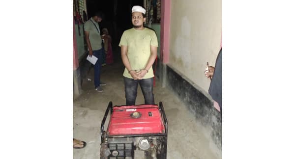 ভিডিও ফুটেজে ধরা পড়লেন নুরাল দরবারের জেনারেটর চোর