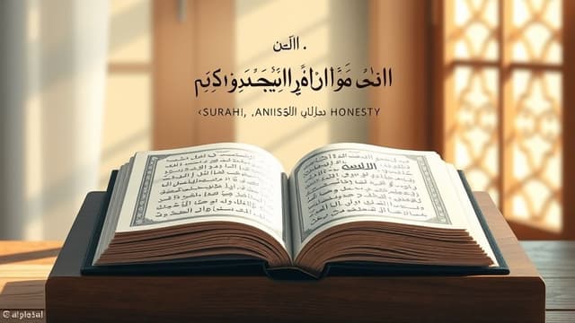ন্যায় ও সততার পথে থাকার কুরআনি নির্দেশ