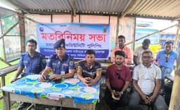 সিরাজগঞ্জে পরিবহন মালিক ও শ্রমিকদের সাথে ওসি'র মতবিনিময় 