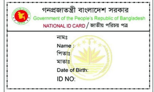 ১৬ বছর বয়সী নাগরিকরা নিবন্ধন করে পাবে এনআইডি