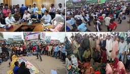 বরিশালে ছাত্র আন্দোলন ও শ্রমিকদের মধ্যে উত্তেজনা, সংঘর্ষে আহত ৫