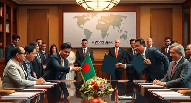 বাংলাদেশ ও বিশ্বব্যাংকের মধ্যে ৮৫০ মিলিয়ন ডলারের দুটি চুক্তি স্বাক্ষর