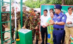 খাগড়াছড়িতে সেনাবাহিনীর উদ্যোগে সোলার পানি প্রকল্প উদ্বোধন