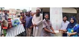 ধামইরহাটে অগ্নিকান্ডে ক্ষতিগ্রস্থ পরিবারকে সহায়তা