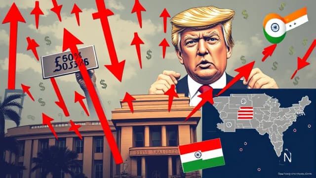 ভারতের রপ্তানিতে ট্রাম্পের শুল্ক-বোমা, শেয়ারবাজারে ধস