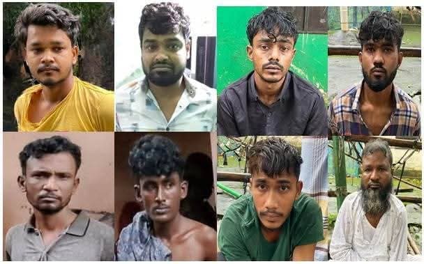 আশুলিয়ায় যৌথ বাহিনীর অভিযানে দেশীয় অস্ত্রসহ গ্রেপ্তার ৮