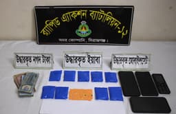 সিরাজগঞ্জে ১৯৭৭ পিস ইয়াবাসহ তিন মাদক ব্যবসায়ী গ্রেপ্তার