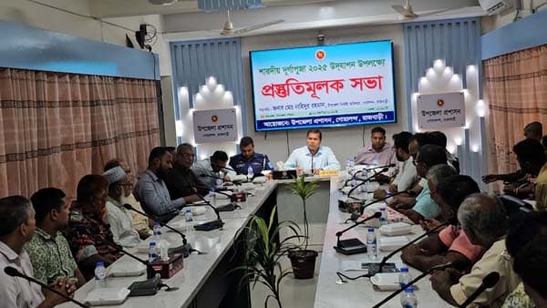 গোয়ালন্দে শারদীয় দুর্গাপূজার প্রস্তুতি সম্পন্ন, মন্ডপে সিসি ক্যামেরা বাধ্যতামূলক