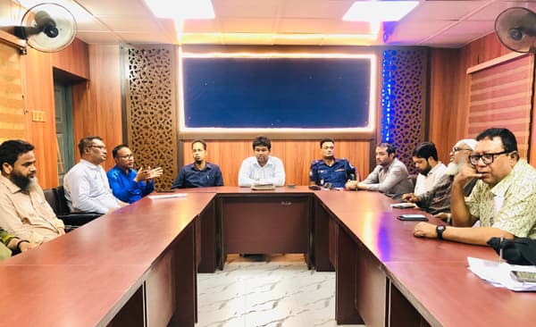 পহেলা বৈশাখ উদযাপনে হিলিতে প্রস্তুতি সভা 
