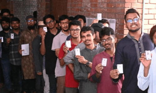 জাকসু নির্বাচন উত্তেজনা নিয়ে শেষ হল , এখন চলছে গণনা ! 