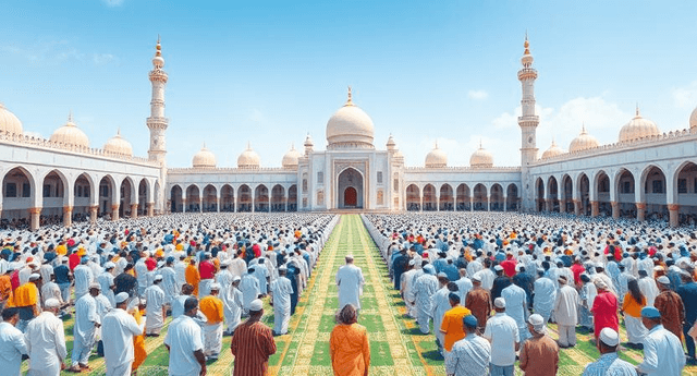 ঈদের নামাজের নিয়ম ও ফজিলত