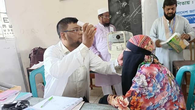 চোখের যত্নে জনসেবায় জামায়াতের ফ্রি চক্ষু ক্যাম্প