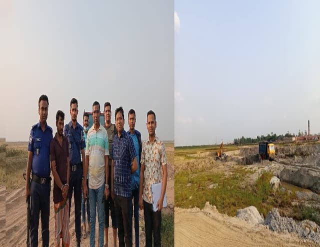 ব্রাহ্মণবাড়িয়ায় কৃষি জমি থেকে মাটি কাটার দায়ে এক ব্যক্তির কারাদণ্ড