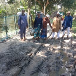 গোপালপুরে জামায়াতের উদ্যোগে বাইশকাইলের রাস্তা সংস্কার