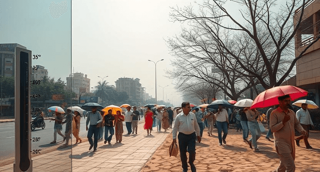 তাপপ্রবাহে দেশের বিভিন্ন অঞ্চলে বৃদ্ধি পাচ্ছে গরম