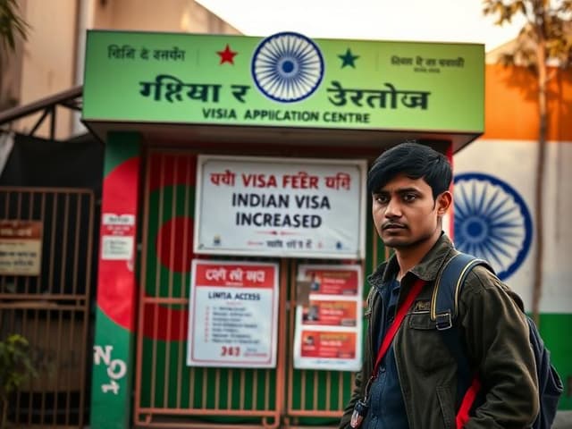 ভারতীয় ভিসা ফি বাড়লো দ্বিগুণ, বাংলাদেশিদের জন্য সীমিত সুবিধা
