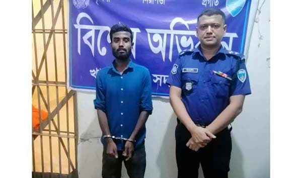 খাগড়াছড়িতে ইউপিডিএফ পরিচয়ে চাঁদাবাজি, যুবক গ্রেপ্তার