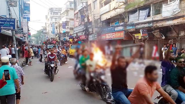 ৫ আগস্টের বিজয়ের পর তাণ্ডব—থানা, কার্যালয়, জেল খালি