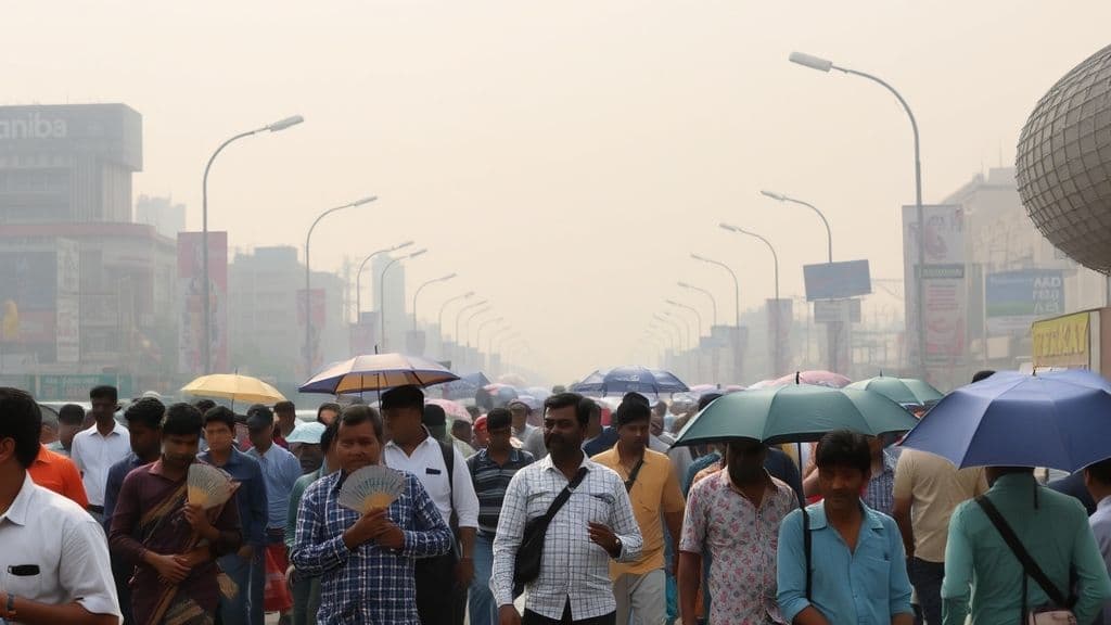 সেপ্টেম্বরেও ভ্যাপসা গরমে অতিষ্ঠ জনজীবন
