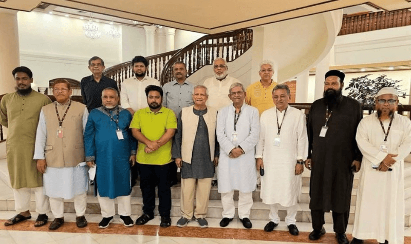 অন্তর্বর্তী সরকারের পাশে চার দল, ফ্যাসিবাদের বিরুদ্ধে ঐক্য