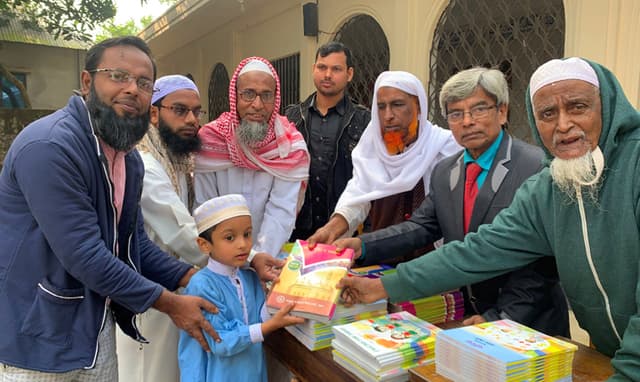 দেবীদ্বারে ‘বই উৎসবে’ মতবিনিময় ও মেধাবী শিক্ষার্থীদের বৃত্তিপ্রদান