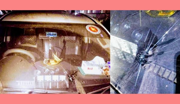 দেবীদ্বারে নির্বাহী ম্যাজিস্ট্রেটের গাড়িতে হামলা ভাঙচুর: থানায় মামলা