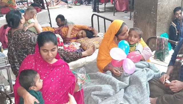 শীতে বিপর্যস্ত জনজীবন, বরিশাল শেবাচিমে ধারণ ক্ষমতার ৫ গুন রোগী