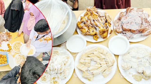 মাত্র ২ টাকায় ৬ পদের পিঠা দিচ্ছে ‘হেল্প ফর টুডে’