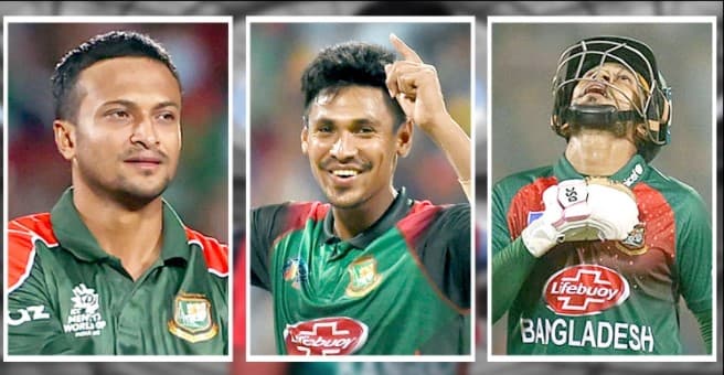 আইসিসি বর্ষসেরা ওয়ানডে দলে বাংলাদেশের সর্বোচ্চ তিন তারকা