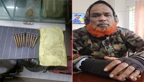 ভাতিজাকে ফাঁসাতে ৯৯৯-এ ফোন, ১০ রাউন্ড গুলিসহ চাচা গ্রেফতার