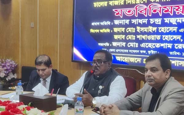 চাল নিয়ে কারসাজিদের হাতকড়া পরাতে না পারলে মন্ত্রিত্ব ছেড়ে দেওয়ার চ্যালেঞ্জ খাদ্যমন্ত্রীর