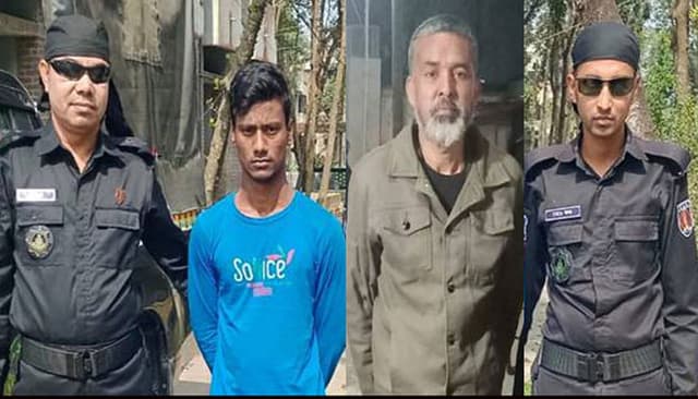 ঝিনাইদহ র‌্যাবের হাতে দুই আসামী গ্রেফতার