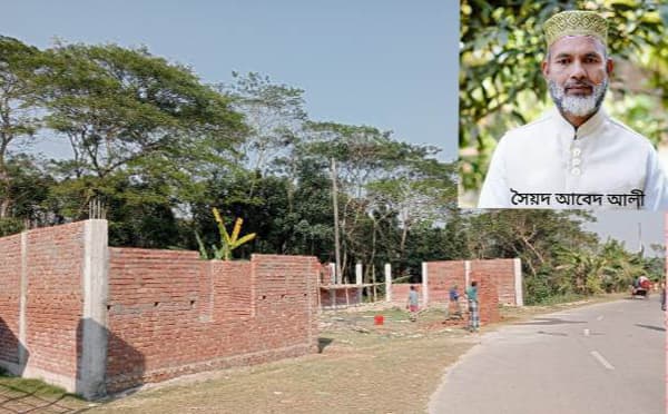 ডাসারে সরকারি জমিতে ছাত্রলীগ নেতার অবৈধ স্থাপনা নির্মাণ!