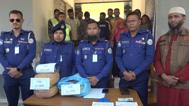 পিরোজপুরে মা-ছেলেসহ পাঁচ মাদক কারবারি গ্রেপ্তার