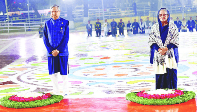 মাতৃভাষা দিবসে রাষ্ট্রপতি-প্রধানমন্ত্রীর শ্রদ্ধা