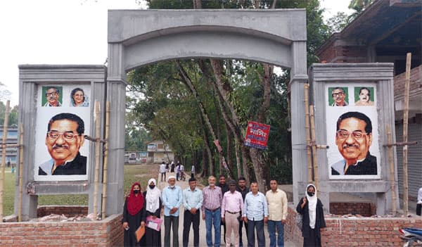বরিশালে নির্মিত হচ্ছে বীর মুক্তিযোদ্ধা আবুল হাসানাত তোড়ণ