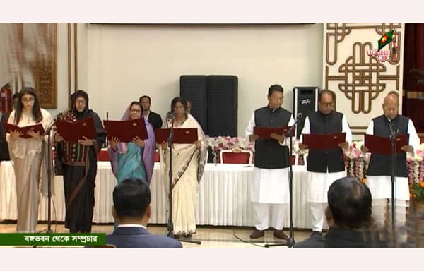 নতুন ৭ প্রতিমন্ত্রীর শপথ গ্রহণ