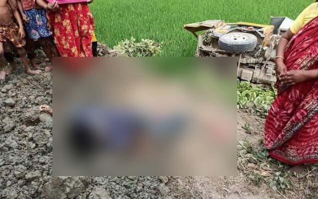 ধামরাইয়ে নিয়ন্ত্রণ হীন ট্রাক চাপায় নিহত ১