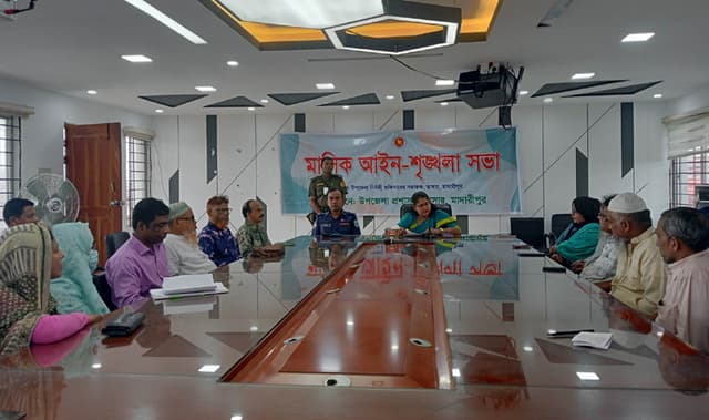 ডাসারে মাসিক আইনশৃঙ্খলা সভা