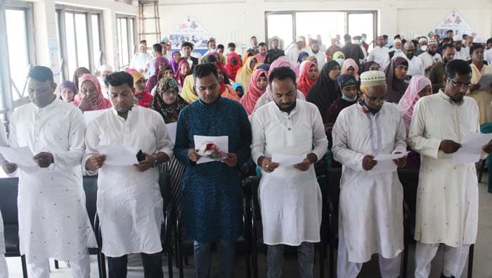 দেবীদ্বারে ১৪ ইউপি মেম্বারদের শপথ গ্রহণ অনুষ্ঠিত