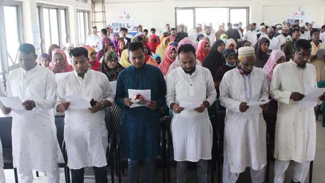 দেবীদ্বারে ১৪ ইউপি মেম্বারদের শপথ গ্রহণ অনুষ্ঠিত