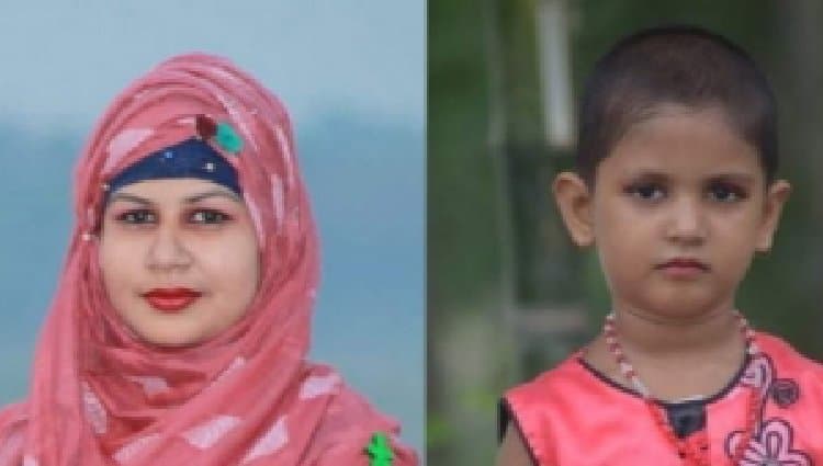 ঘুমন্ত শিশুকে কুপিয়ে হত্যা, মা আটক