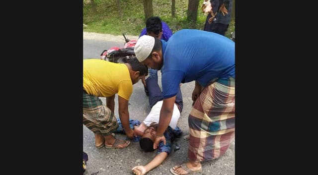 দেবীদ্বারে ট্রাকের ধাক্কায় মোটরসাইকেল আরোহী নিহত
