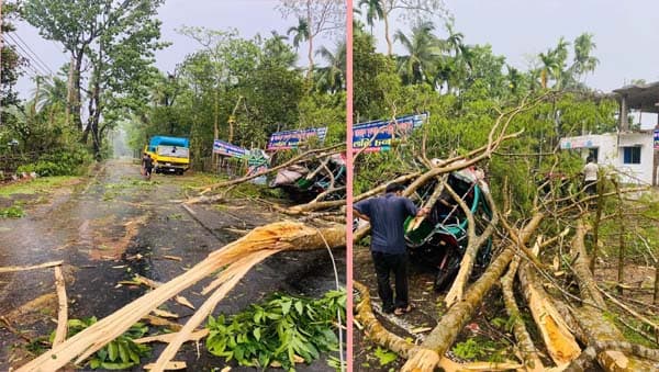 পিরোজপুরে ১০ মিনিটের কালবৈশাখী ঝড়ে লণ্ডভণ্ড ঘরবাড়ি, নিহত ১