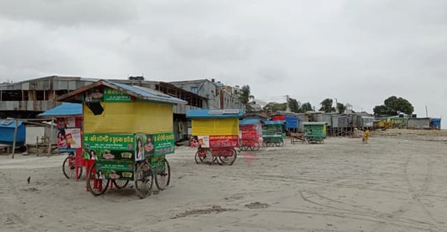 পহেলা বৈশাখে পর্যটকশূণ্য কুয়াকাটা