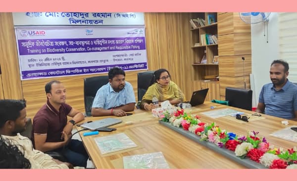 কলাপাড়ায় সামুদ্রিক জীববৈচিত্র্য সংরক্ষণ বিষয়ক প্রশিক্ষণ কর্মশালা অনুষ্ঠিত