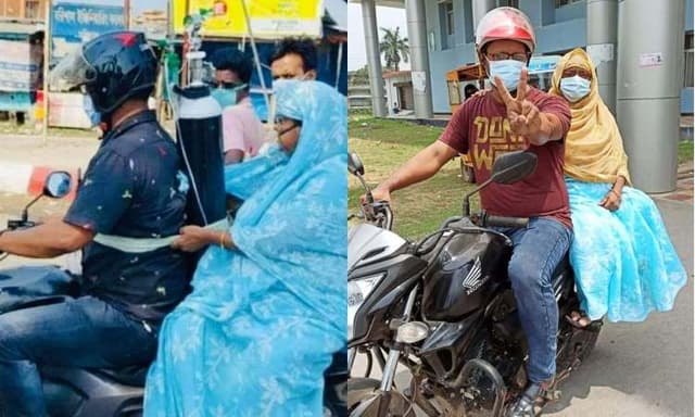 মাকে হাসপাতালে নেয়া সেই যুবক করোনায় আক্রান্ত